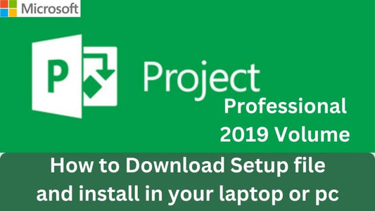 How To Install Microsoft Project Professional 2019?