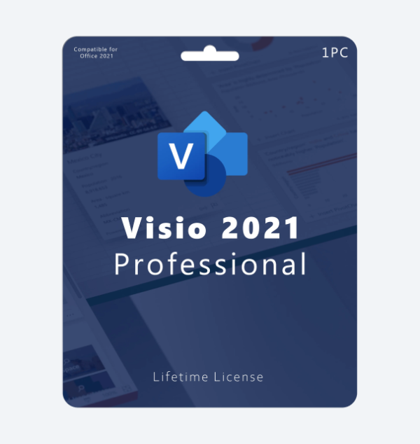 Microsoft Visio Professional 2021 Digital Licence