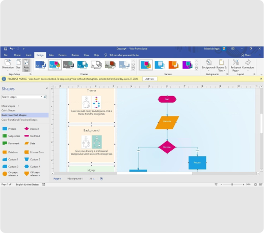 Add Visio Visuals to Power BI Reports